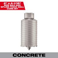 SDS-MAX and SPLINE Thick Wa