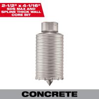 SDS-MAX and SPLINE Thick Wa