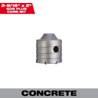 SDS+ CORE 2-9/16"X2"