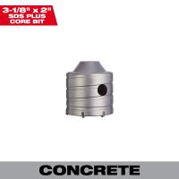 SDS+ CORE 3-1/8"X2"