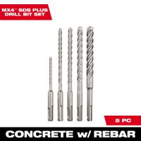 SDS-PLUS 4CT MX4 5 PC KIT