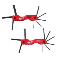 9PC FOLDING HEX KEY SET-SAE