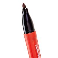 2pk INKZALL BLACK MED POINT PERM MARKER