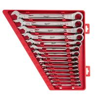 15pc SAE RATCHETING COMBO WRENCH SET