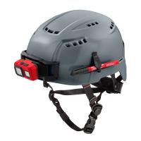BOLT Gray Vented Helmet with BOLT C