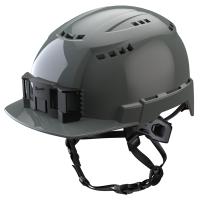 Grey Front Brim Vnted Helme