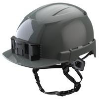 Grey Front Brim Helmet - Cl