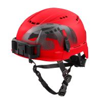 Red BOLT Red Vented Safety Helmet w/IM