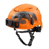 Orange BOLT Orange Vented Safety Helme