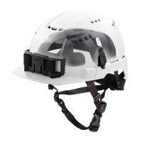 BOLT White Front Brim Vented Safety He