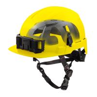 BOLT Yellow Front Brim Safety Helmet w