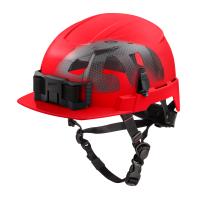 Red BOLT Red Front Brim Safety Helmet