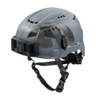 Gray BOLT Gray Vented Safety Helmet w/