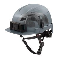 Gray BOLT Gray Front Brim Safety Helme