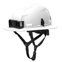 BOLT White Full Brim Safety Helmet   T2