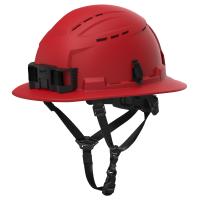 Red Full Brim Helmet Vnt ClsC
