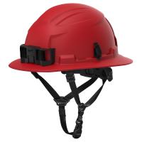 Red Full Brim Helmet ClsE