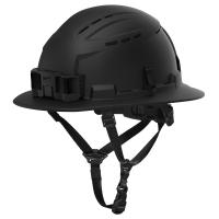 Black Full Brim Helmet Vnt ClsC