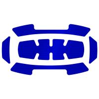 5pc BOLT Reflective Sticker Set-Blu
