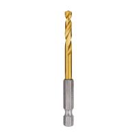3/16 SHOCKWAVE RED HELIX Ti Drill Bit