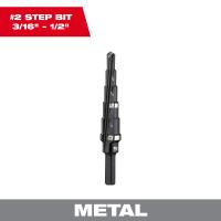 #2 Step Drill Bit, 3/16 - 1
