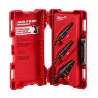 3pc BLACK OX DUAL-FLUTE STEP DRILL BIT