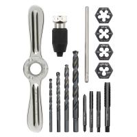 15PC SAE Tap and Die Set with Hex L