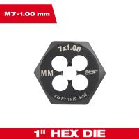 M7 1.00 mm 1 Inch Hex Threading Die