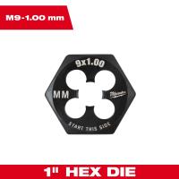 M9 1.00 mm 1 Inch Hex Threading Die