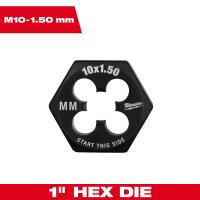 M10 1.50 mm 1 Inch Hex Threading Di