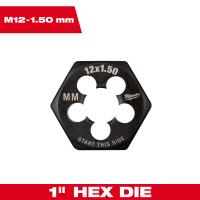 M12 1.50 mm 1 Inch Hex Threading Di
