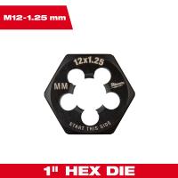 M12 1.25 mm 1 Inch Hex Threading Di