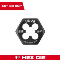 1/8in. 28 BSP 1 Inch Hex Threading
