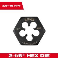 3/8in. 18 NPT 2 1/6in. Hex Threadin