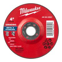 4"x1/4"x5/8" T27 Metal Grinding Wheel
