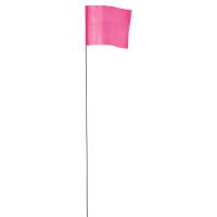 (5) 100Pk Pink Stake Flags