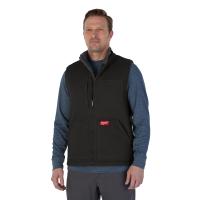 Heavy Duty Sherpa Lined Vest Black