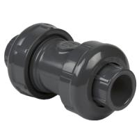 1" TU PVC CHECK VALVE SOC/FPT FKM