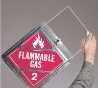 10.5"x10.5" CLEAR PLACARD