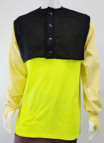 IFR BLACK MESH FRONT CAPE W/CUT OUT BACK