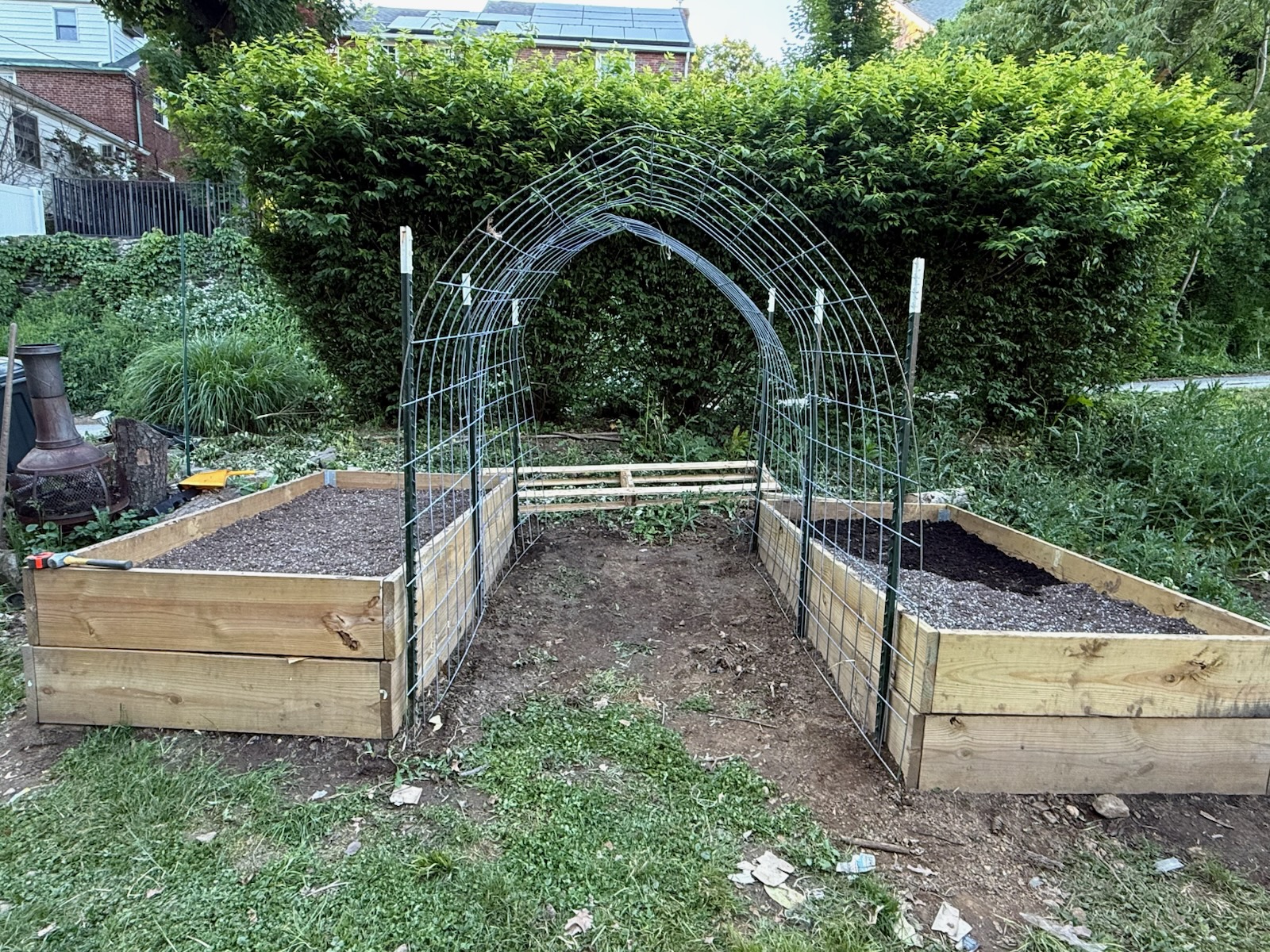 Raised beds