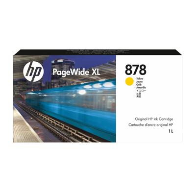 HP 878 1L Yellow PageWide XL Ink Cartridge