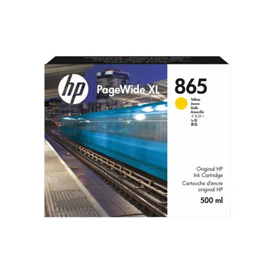 HP 865 500-ml Yellow PageWide XL Ink Cartridge