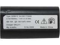 GEB212, Lithium Ion battery, 7.4V / 2.6Ah, chargeable
