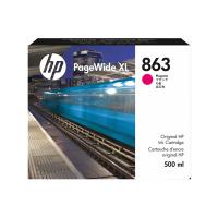 HP 863 500ml Magenta PageWide XL Ink Cartridge
