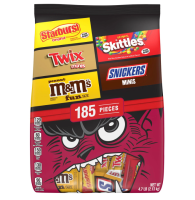 Mars Halloween Variety Pack Candy, Mini & Fun Size, 185 pcs.