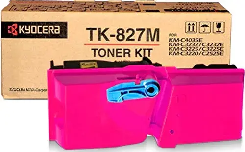 TK-827M Kyocera Magenta Toner For KM-C2520/3225/32/C4035E