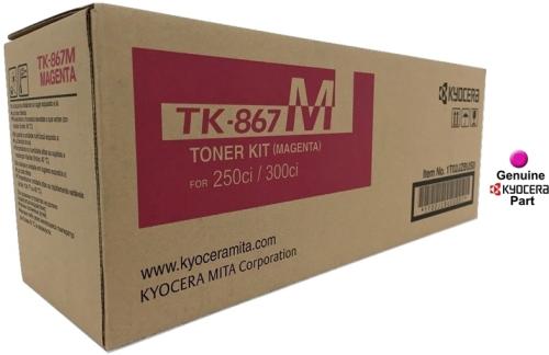 TK-867M Kyocera Magenta Toner For TASKalfa 250CI/300CI