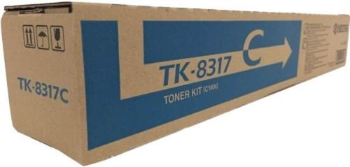 Kyocera TK-8317C OEM Cyan Toner Cartridge – 12,000 Page Yield