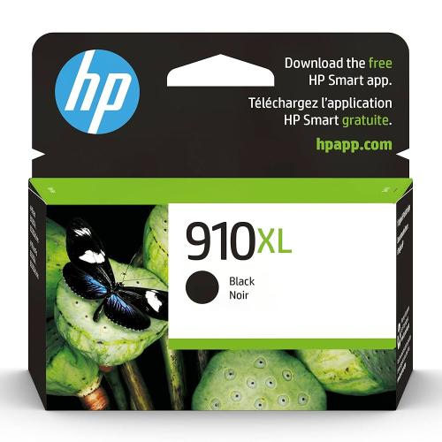 HP 910XL High-Yield Black Original Ink Cartridge (3YL65AN / HEW 3YL65AN #140)